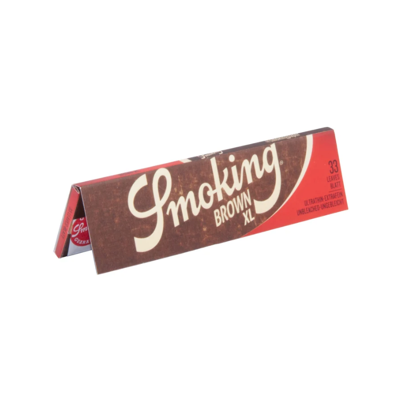 Smoking Brown Kingsize XL WIDE Rolling Papers (50pcs Box)