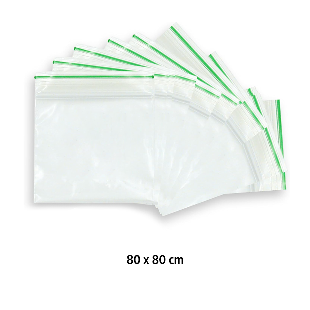 Grip Seal Sealer Zipper Bags 80 x 80 mm 1 Box