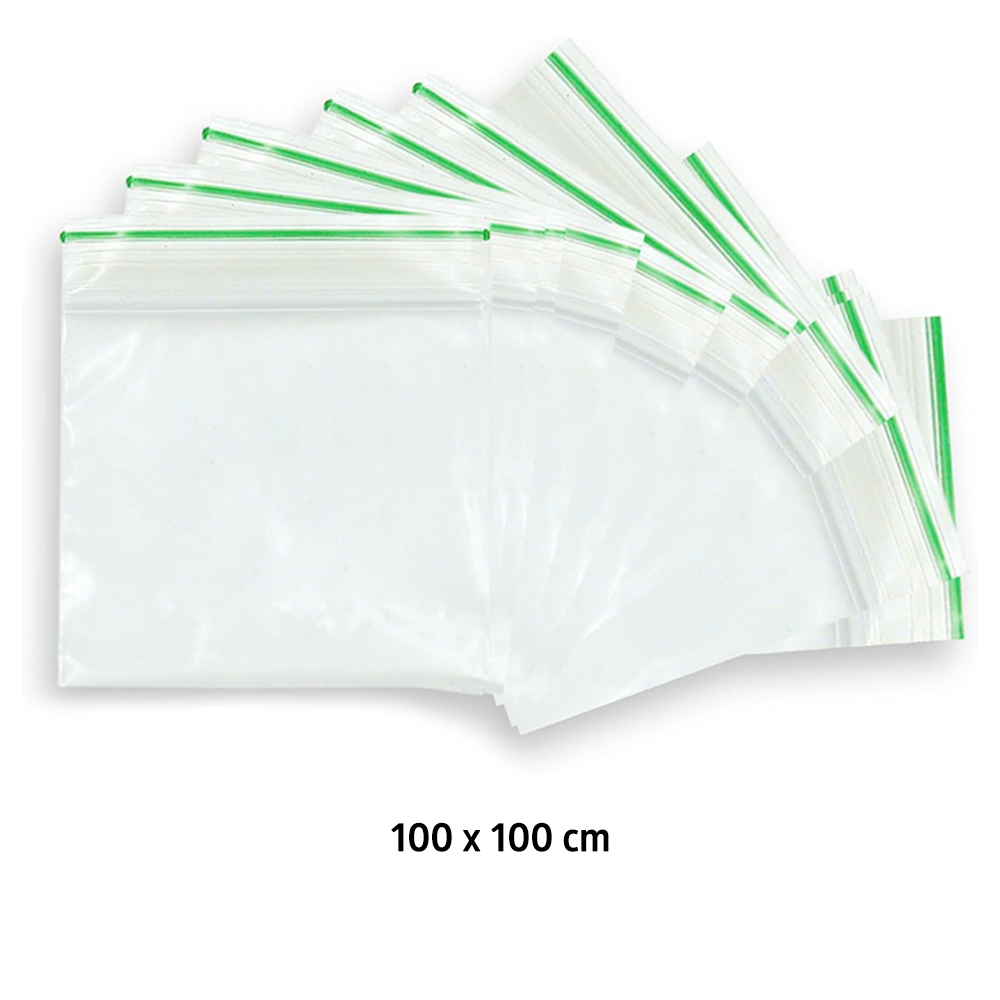 Grip Seal Sealer Zipper Bags 100 x 100 mm 1 Box
