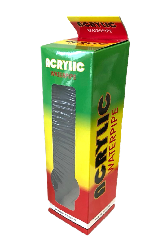 Acrylic Bong Waterpipe Medium 30cm Assorted 12 inch