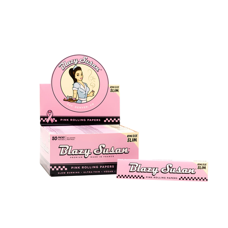 Blazy-Susan-Pink-Rolling-Papers-King-Size-Slim