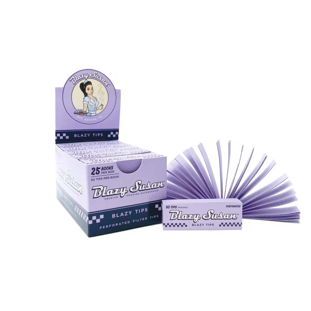 Blazy Susan Purple Cardboard Filter Tips
