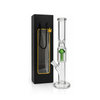 Premium Glass Water Pipe with Green Percolator & Gift Box