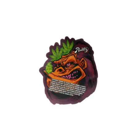 3.5g Gorilla Blister Mylar Bags x 100 bags (1 pack)