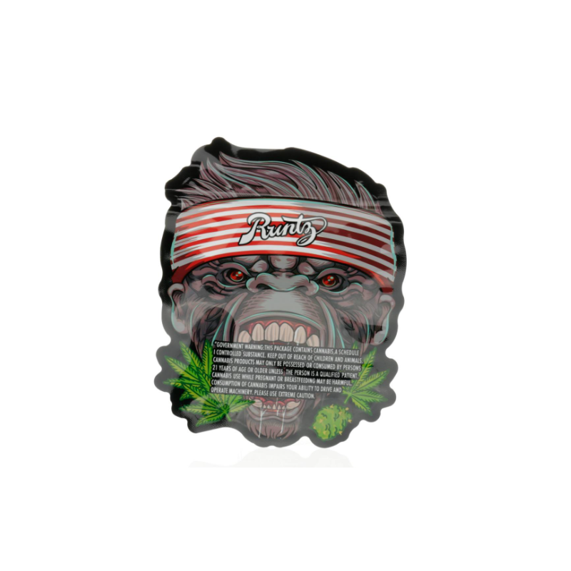 3.5g Gorilla Runtz Mylar Bags x 100 bags (1 pack)