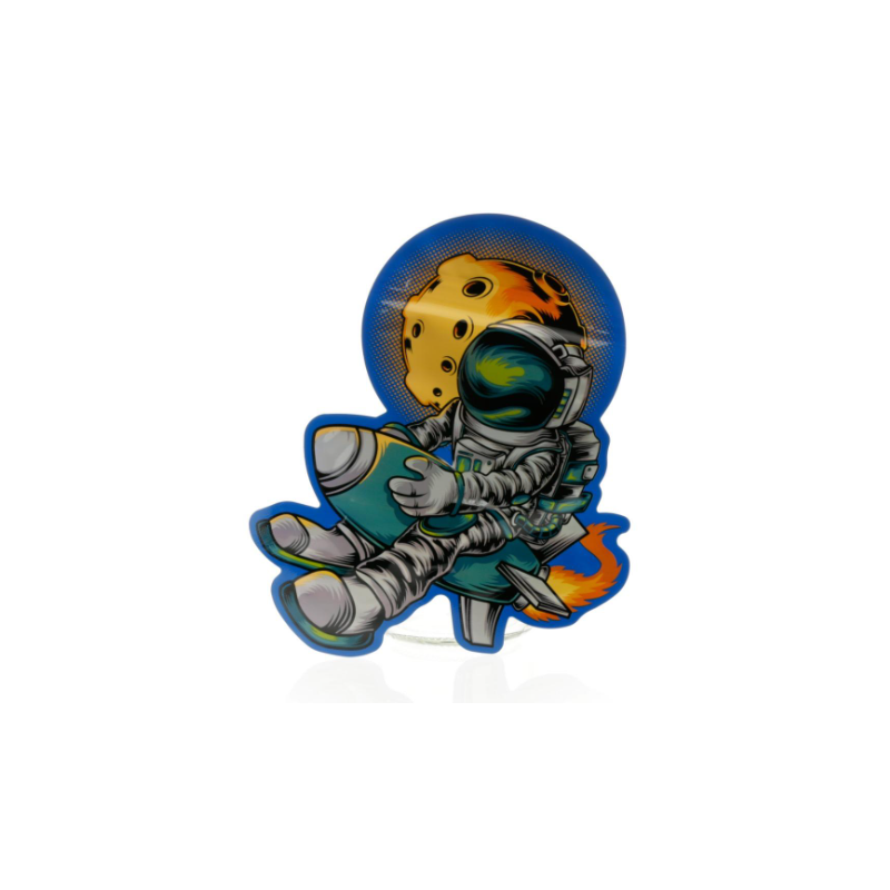 3.5g Rocket Astronaut Mylar Bags x 100 bags (1 pack)