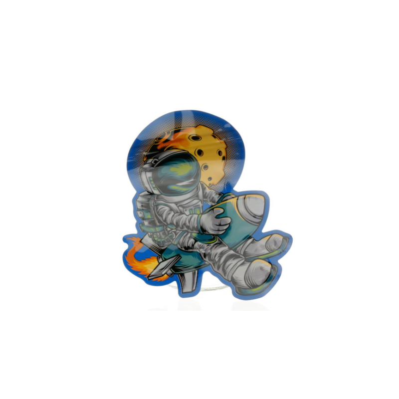 3.5g Rocket Astronaut Mylar Bags x 100 bags (1 pack)