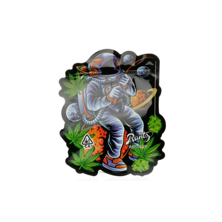 3.5g Space Astronaut Mylar Bags x 100 bags (1 pack)