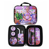 Zipper Set Smoking Baked Girl with Ashtray, Grinder, Tray, Bong and Containers Gift Set SS-0010