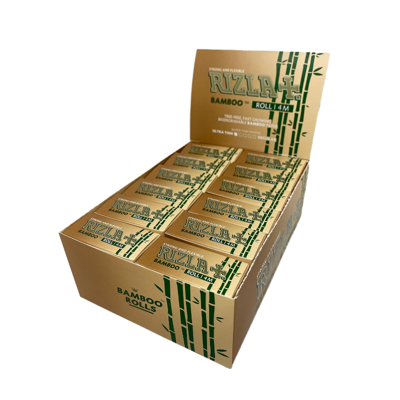 Rizla Bamboo® Rolls Strong and Flexible and Each Roll is 4m Long (24)