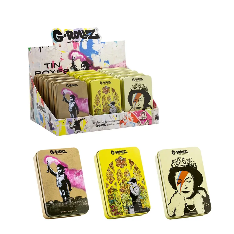 G-Rollz | Banksy's Graffiti Large Storage Boxes 15pcs in Display