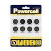 Powercell 3V Lithium Batteries 8 Pack