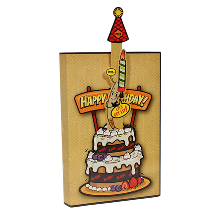 RAW Pop-Up Birthday Card 5 Pack