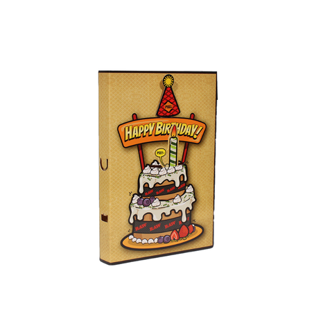 RAW Pop-Up Birthday Card 5 Pack