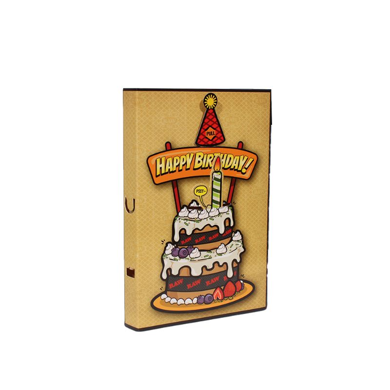 RAW Pop-Up Birthday Card 5 Pack