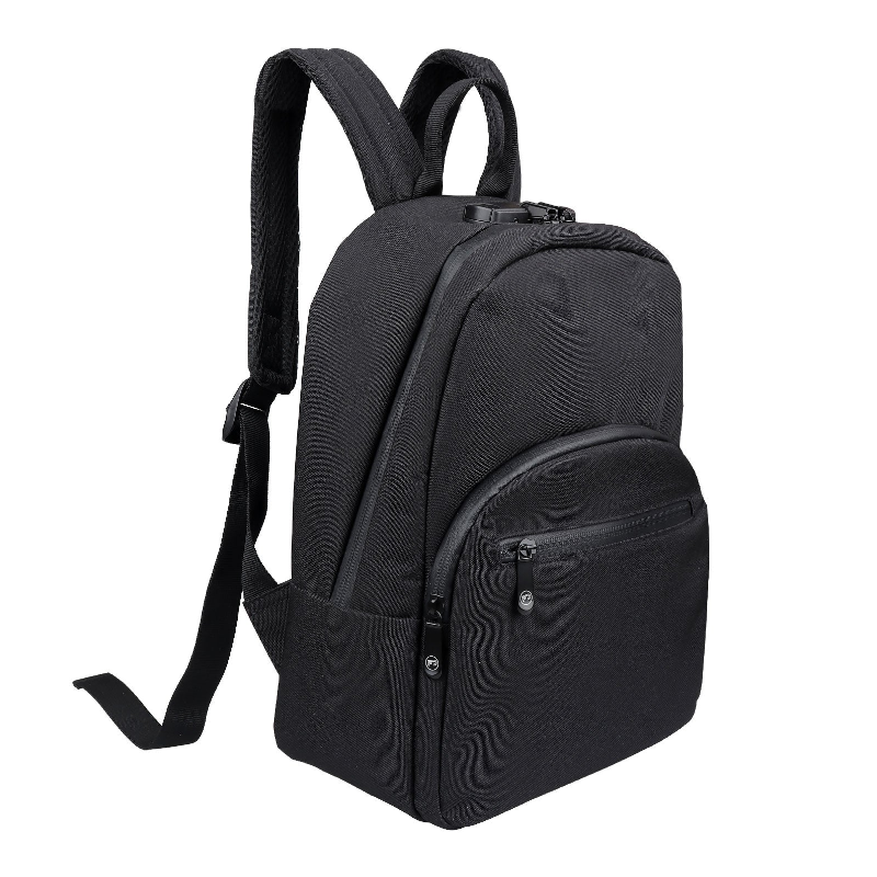 SMELL PROOF BACKPACK WITH LOCK BLACK 34x25x12cm SS-1188