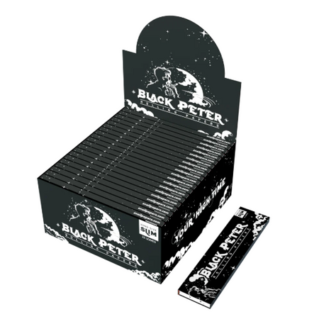 Black Peter Kingsize Rolling Paper Rolling Tray + Tips (KSS + rolling tray)