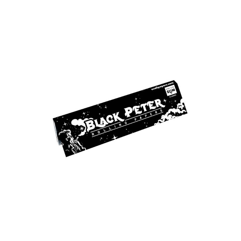 Black Peter Kingsize Rolling Paper Rolling Tray + Tips (KSS + rolling tray)