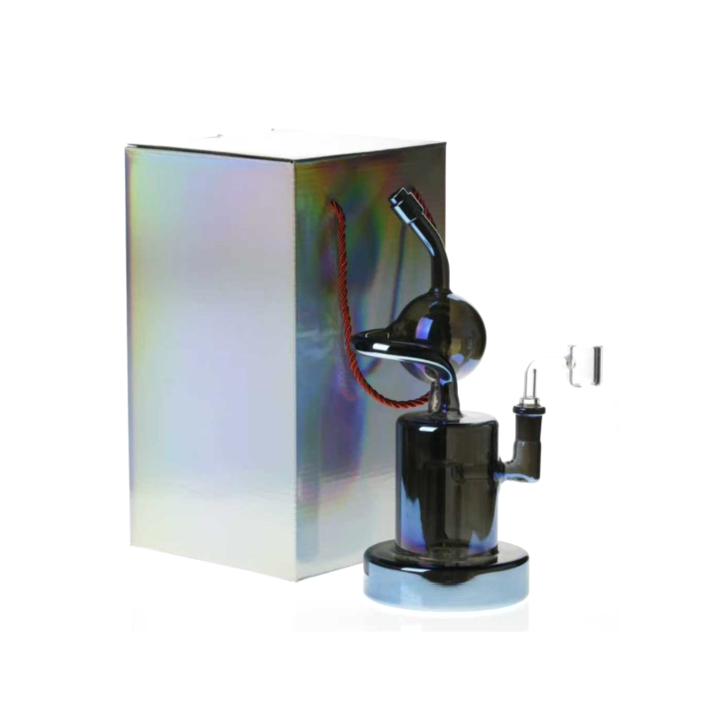 Aorta Funky Glass Dab Rig Bong Waterpipe 8.5in x 4.5in Assorted Colours