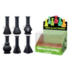 Mini Glass Bong Black Assorted Design 6inch x 6