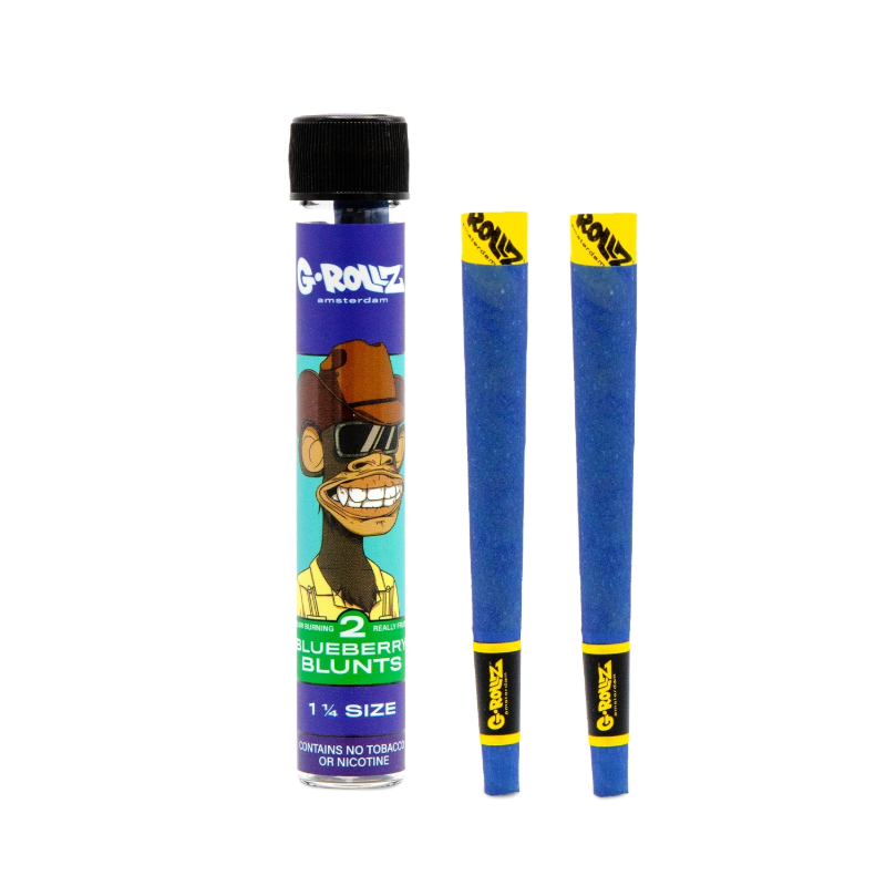 G-Rollz | Blue Ape Cones - 1¼ Size 2x Pre-rolled Cones (12 Pack Display, 24 Cones)