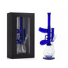 Exclusive Glass Rifle Blue Bong – 18.5" - Inline Perc Bong Deep Blue Water Pipe boxed