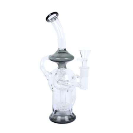 Premium-Bong-Grey-Glass-280mm
