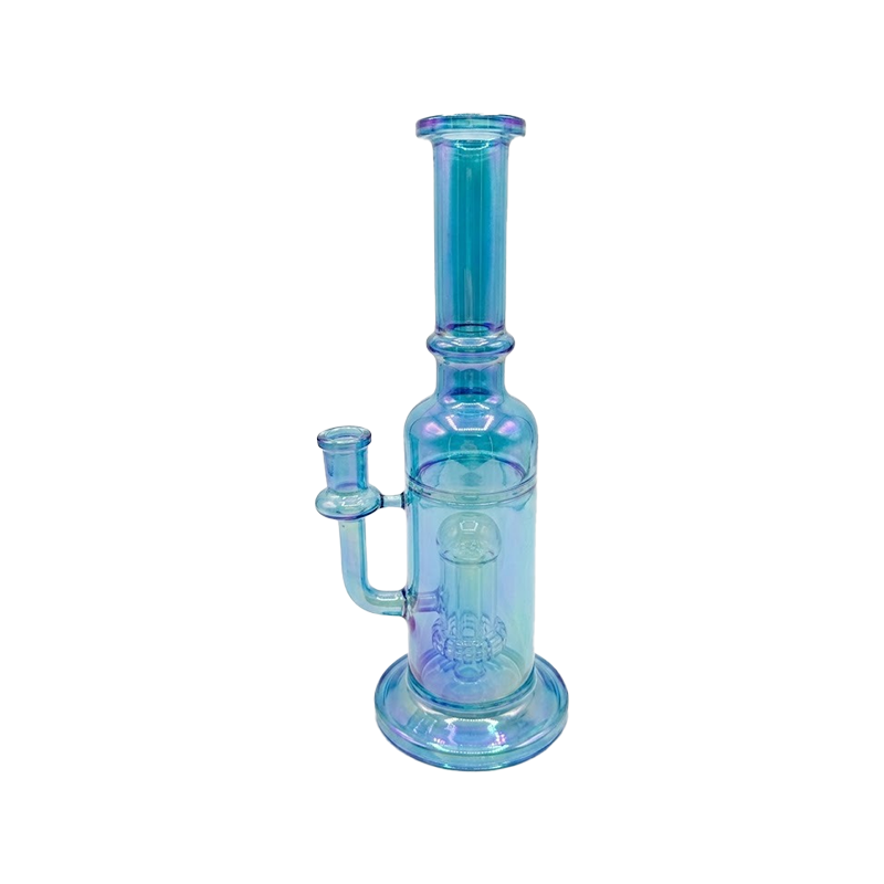 8.4-Inch Klein Style Heavy Glass Bong Water Pipe - Mixed Colours Boxed