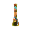 Rick and Morty Hand Painted Beaker Bong 14 Inches