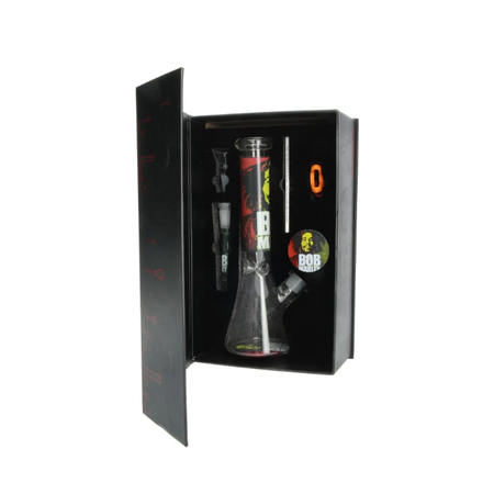 Pyrex Bob Marley Glass Beaker Bong Gift Set 25cm