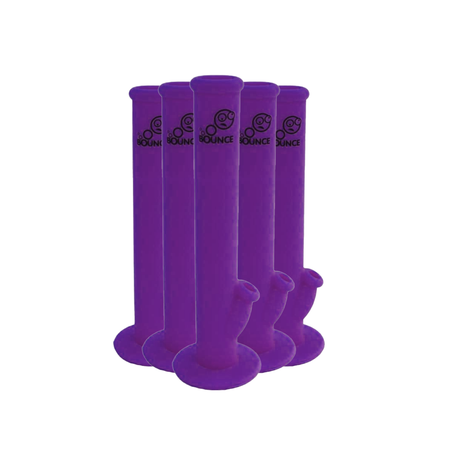 Bounce Classic Silicone Bong Water Pipe 35cm x 1 Purple