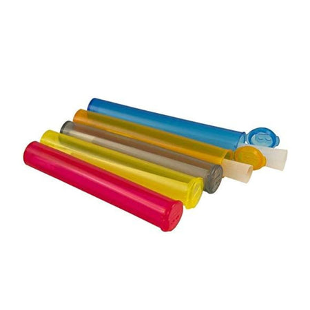 Buddies Torpedoes Cigarette/Joint Case, King Size 110 mm, Clip Lid, Colorful 800 Box