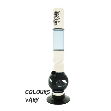 Chongz Acrylic 40cm “Bugzy” Bubble Ice Twist Bong