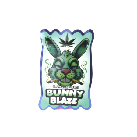 3.5g Bunny Blaze Mylar Bags x 100 bags (1 pack) SS-1011