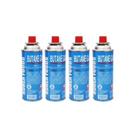 Butane Gas Stove Outdoor Camping x 4 Gas Bottles