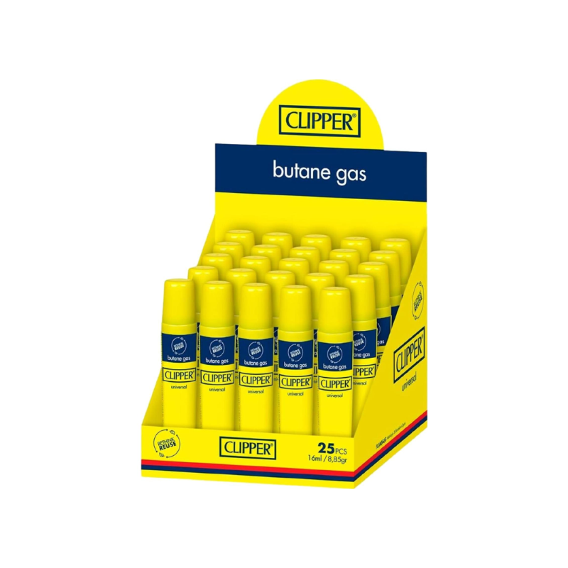Crazy Clearance 16ml Clipper - Butane Gas Fuel Lighter Refill Travel Size 16ml (Pack of 25 Units)