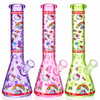 Exclusive Hello Kitty Neon Beaker Glass Water Pipe Bong - 10" Assorted Colors SS-3704 in display box Best Seller GREEN only