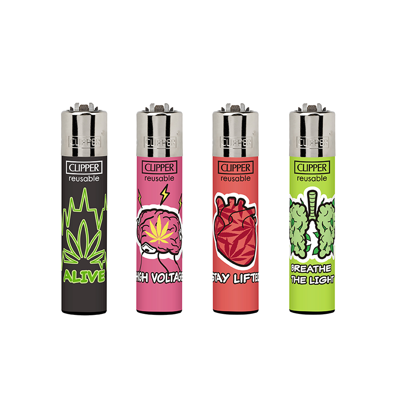 Clipper Classic Large Lighter CARE YOURSELF X 48 lighters CL3A2002UKH