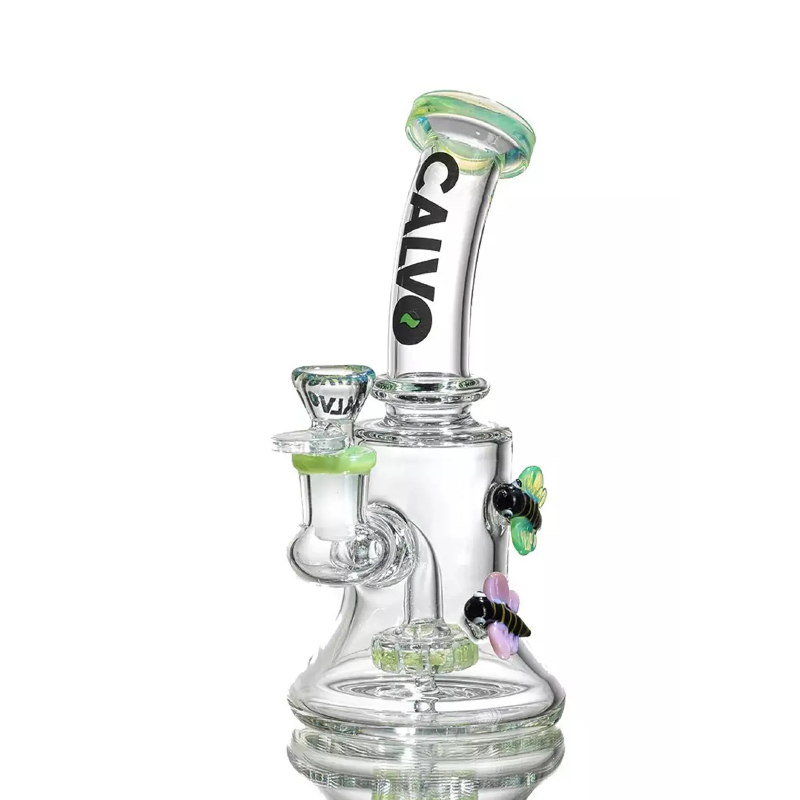 Calvo Glass Bee Rig Light Green Lite 19cm CG-2G