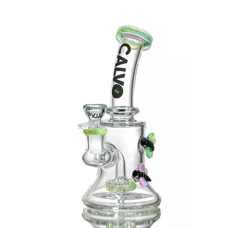 Calvo Glass Bee Rig Light Green Lite 19cm CG-2G