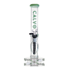 Calvo Glass Bong Straight Tube Lite 25cm Green CG23272-G