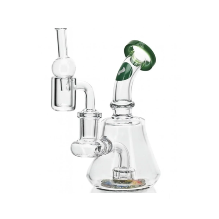 Calvo Wax Set Green Dab Rig + Banger + Carb Cap-CG24683-G