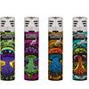Clipper Jet Flame Windproof Lighter Dark Mushrooms  x 48 pack CKJ3A107BCH