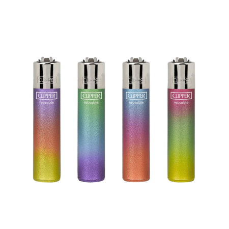 New Clipper Classic Large Lighter Metallic - Triple Gradient X 48 lighters CL2A1104UKH