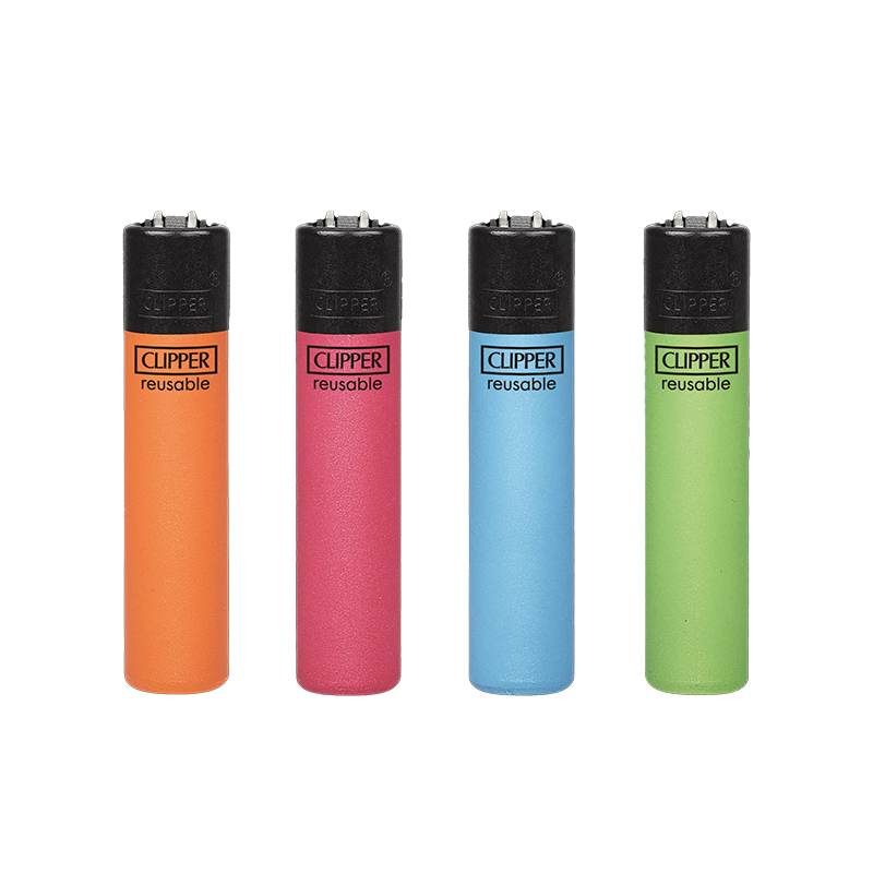 Clipper Classic Large Lighter METALLIC MIX 5 X 48 lighters CL2A281UKH