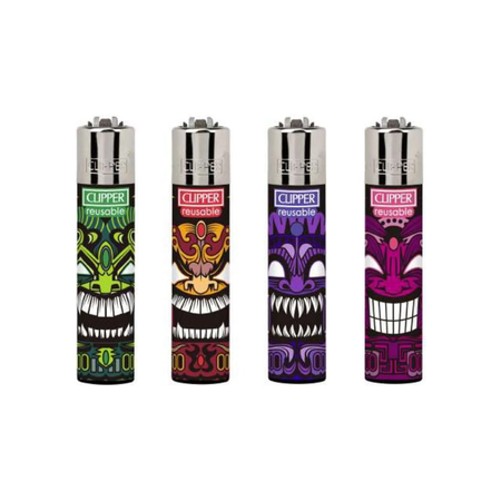 Clipper Classic Large Lighter NATIVE TOTEM 1 + LB 1 X 48 lighters CL3A1269UKH