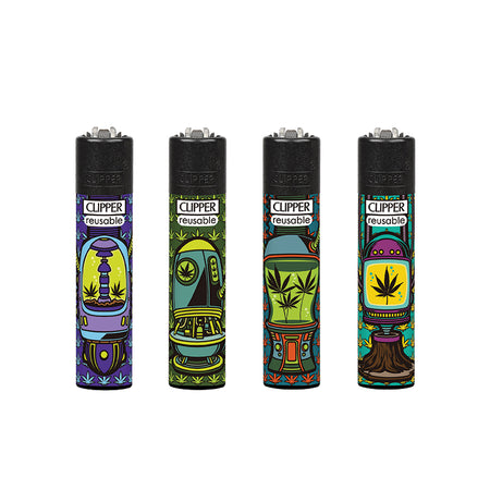Clipper Classic Large Lighter WEED ENGINE X 48 lighters CL3A130UKH