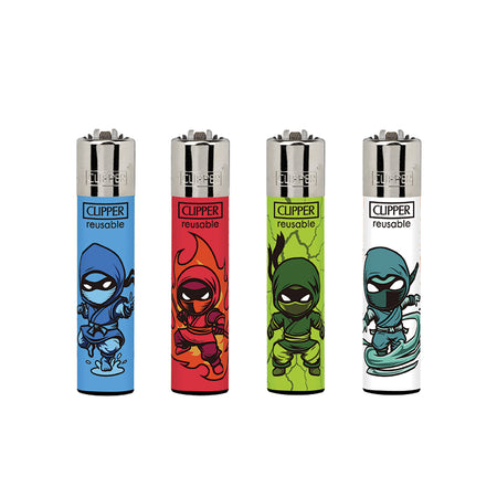 Clipper Classic Large Lighter SHADOW CLAN X 48 lighters CL3A131UKH
