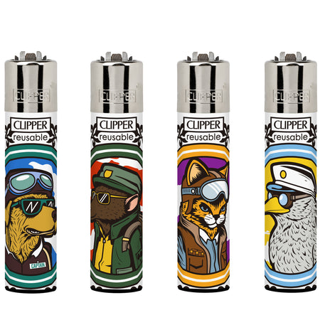 Clipper Classic Large Lighter Pilot Animals 1 X 48 lighters CL3A1851UKH