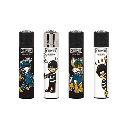 Clipper Lighter Cartoon CL3A1872BCH X 48 lighters